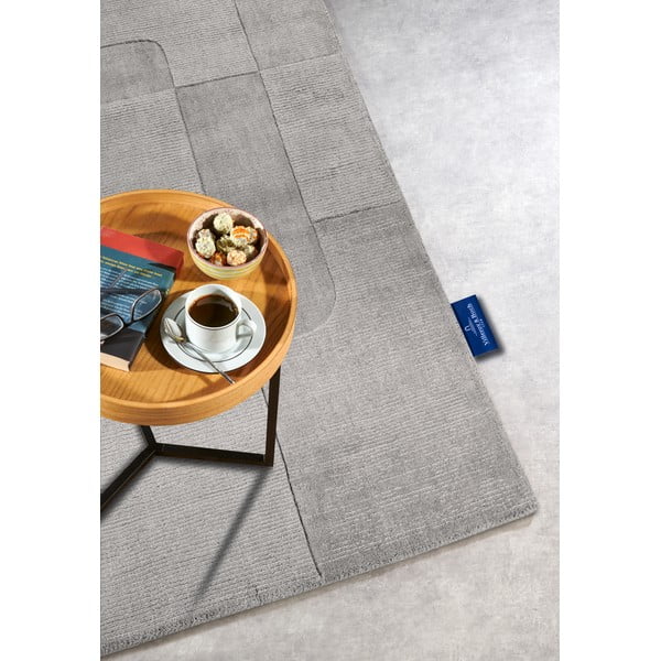 Rankų darbo iš vilnos kilimas pilkos spalvos 160x230 cm Charlotte – Villeroy&Boch-image-2