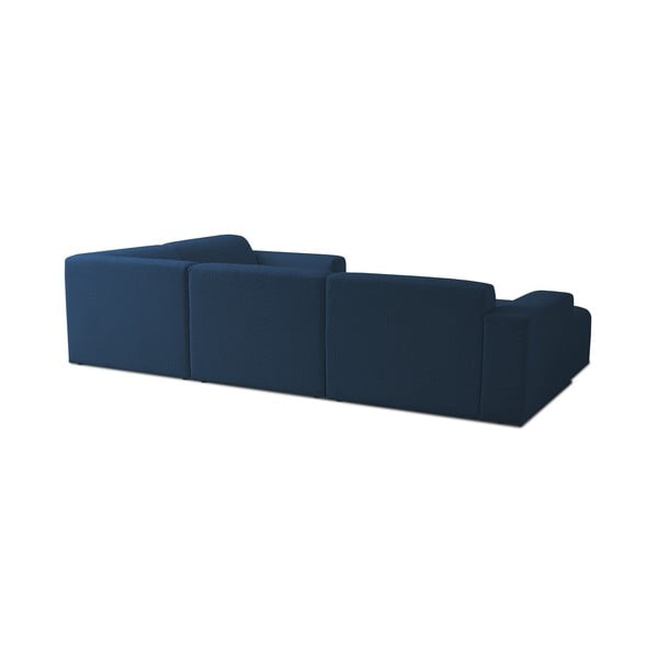Iš boucle kampinė sofa tamsiai mėlynos spalvos („U“ formos) Roxy – Scandic-image-2