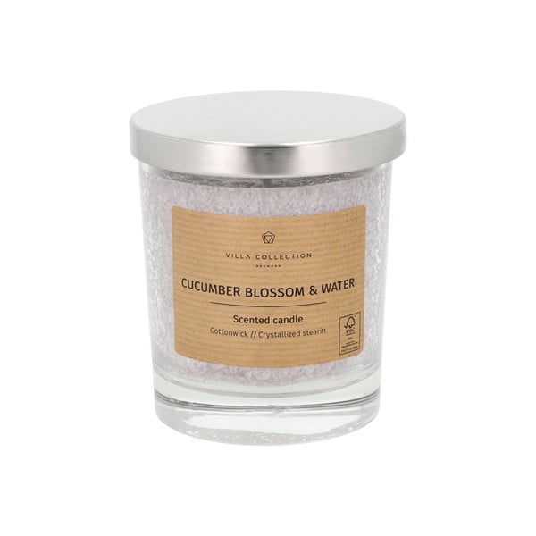 Aromatinė žvakė degimo laikas 40 h Kras: Cucumber Blossom – Villa Collection