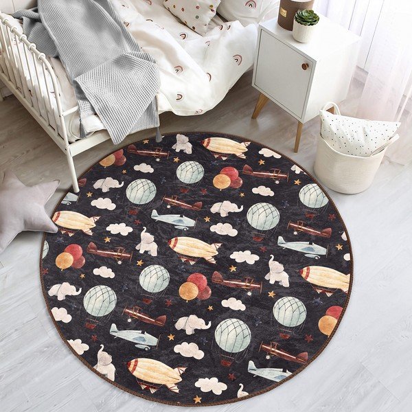 Vaikiškas kilimas ø 100 cm Comfort – Mila Home-image-1