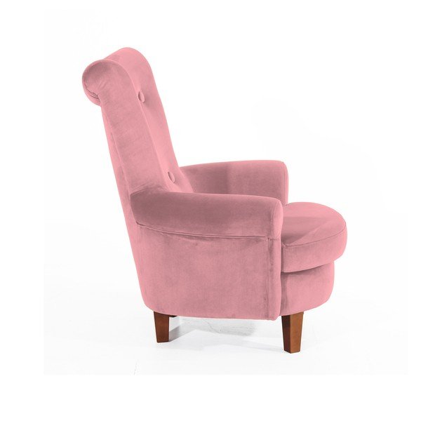 Rožinis fotelis Max Winzer Tilly-image-1