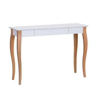 Baltas rašomasis stalas Ragaba Lillo, 105 cm ilgio