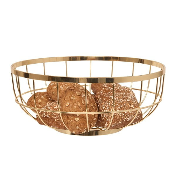 Vaisių dubuo Dabartinis laikas Atviras tinklelis Auksinis-image-3