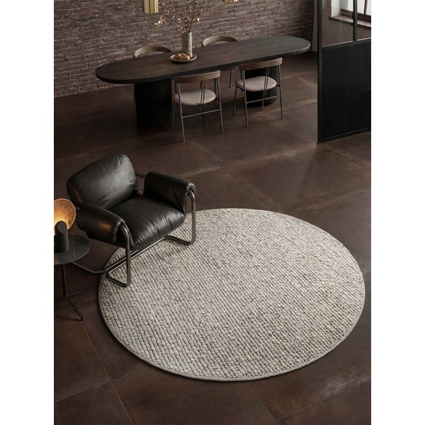 Kreminės spalvos apvalios formos kilimas ø 200 cm Wilma – Villeroy&Boch-image-1