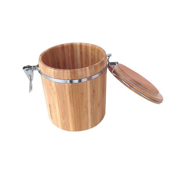 Bambuko laikymo dėžė Bambum Sante, aukštis 15 cm-image-1