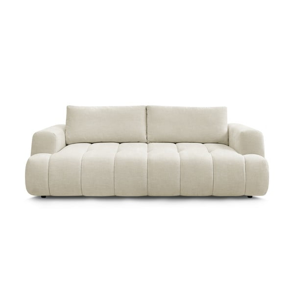 Smėlio spalvos sulankstoma/su sandėliavimo vieta sofa 251 cm Fuji – Bobochic Paris