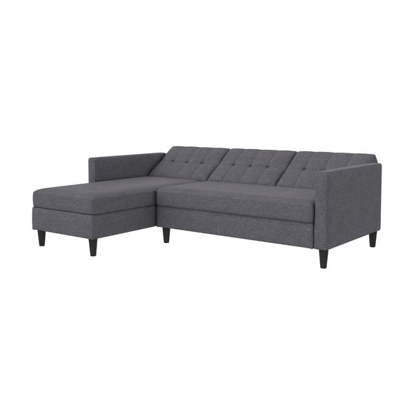 Kampinė sofa pilkos spalvos Hartford – Støraa-image-1