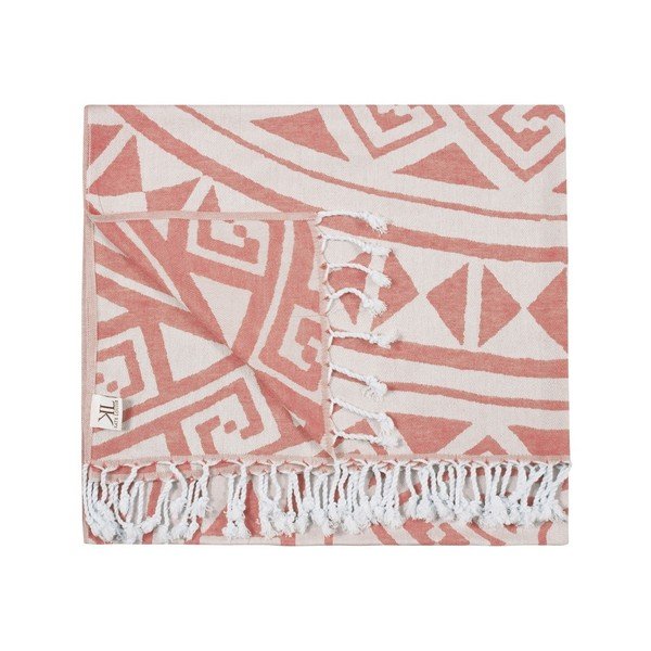 Oranžinis hamamo rankšluostis Kate Louise Mirabelle, 165 x 100 cm-image-3