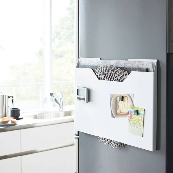 Su montavimu be gręžimo iš metalo padėkliukų laikiklis Tower – YAMAZAKI-image-1