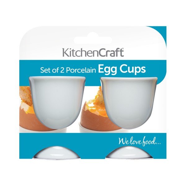 2 "Kitchen Craft" kiaušinių puodelių su rankovėmis rinkinys-image-1