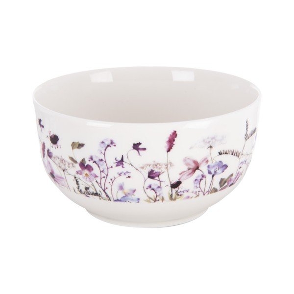 Skirta sriubai baltos spalvos/violetinės spalvos iš porceliano  mažas dubuo 500 ml Louka – Orion-image-2