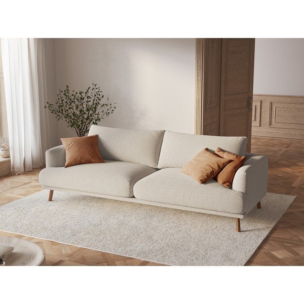 Smėlio spalvos sofa 200 cm Naomi – Micadoni -image-1