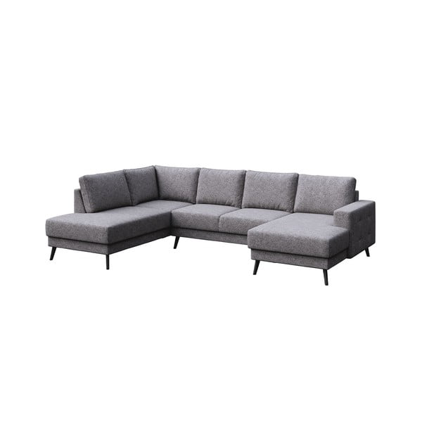 Kampinė sofa pilkos spalvos (su kairiuoju kampu) Fynn – Ghado-image-2