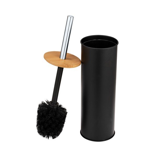 Iš plieno tualeto šepetys juodos spalvos Tortona – Wenko-image-1