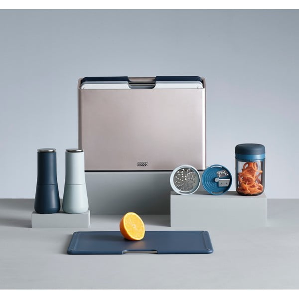 2 mėlynų druskos ir pipirų malūnėlių rinkinys Joseph Joseph Milltop Sky-image-1