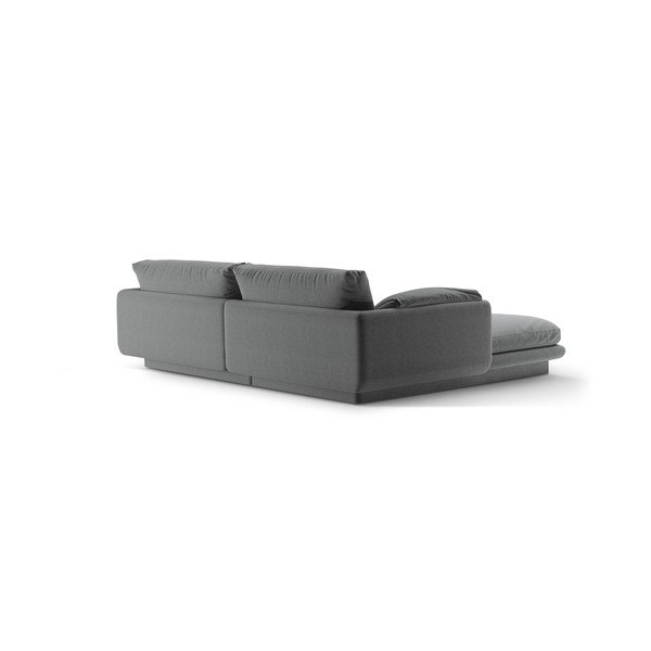 Kampinė sofa tamsiai pilkos spalvos (su dešiniuoju kampu) Torino – Micadoni Home-image-3