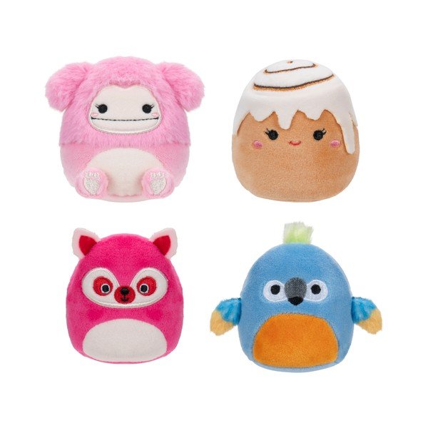 Pliušiniai žaislai 4 vnt. Micromallows 4Pack – SQUISHMALLOWS