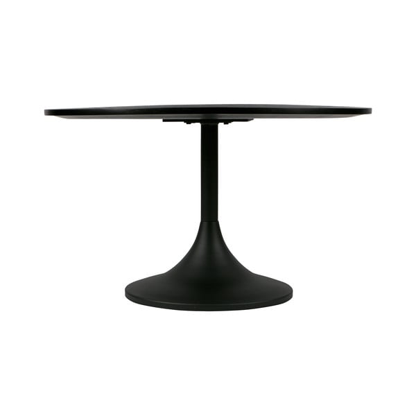 Juodos spalvos metalinis sandėliavimo staliukas WOOOD Bowie, ⌀ 70 cm