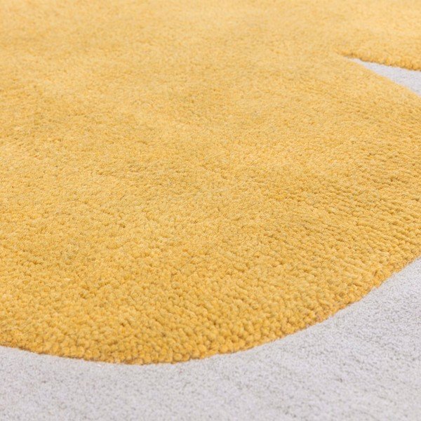 Rankų darbo iš vilnos kilimas ochros spalvos 120x170 cm Canvas – Asiatic Carpets-image-3