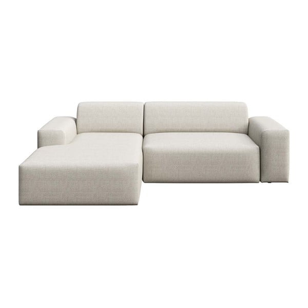Smėlio spalvos sulankstoma/su sandėliavimo vieta kampinė sofa (su kairiuoju kampu/su gultu) Villet – Rodier