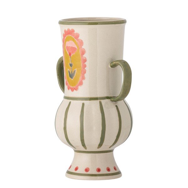 Smėlio spalvos iš akmens masės dažyta rankomis vaza (aukštis 21 cm) Odina – Bloomingville-image-2