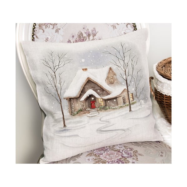 Dekoratyvinis pagalvės užvalkalas su Kalėdų motyvu 43x43 cm – Mila Home-image-2