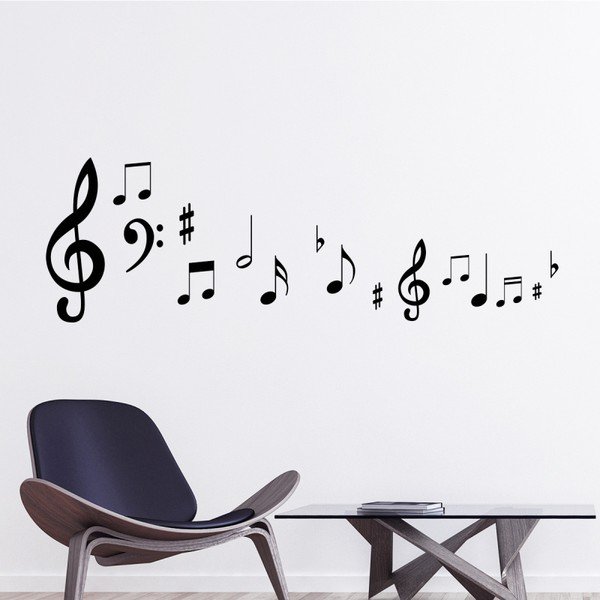 Fanastick Muzikinės natos lipdukas