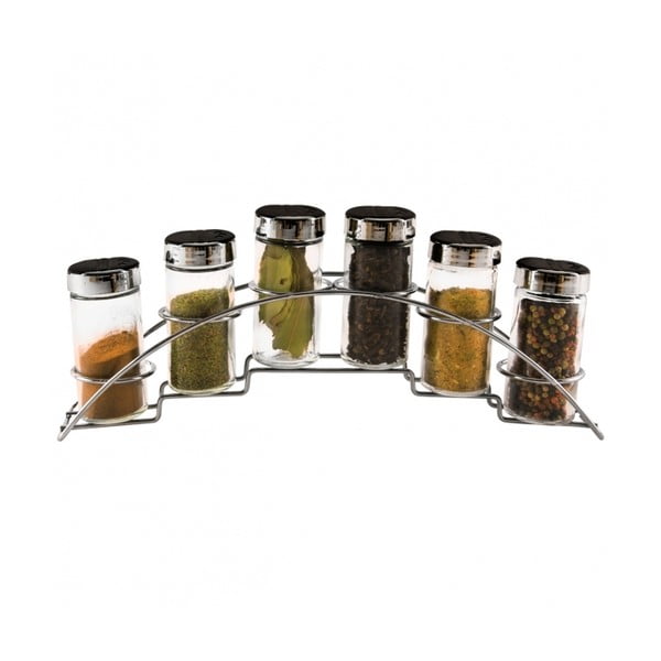 Prieskonių indai 6 vnt. su stovu 100 ml – Orion-image-2