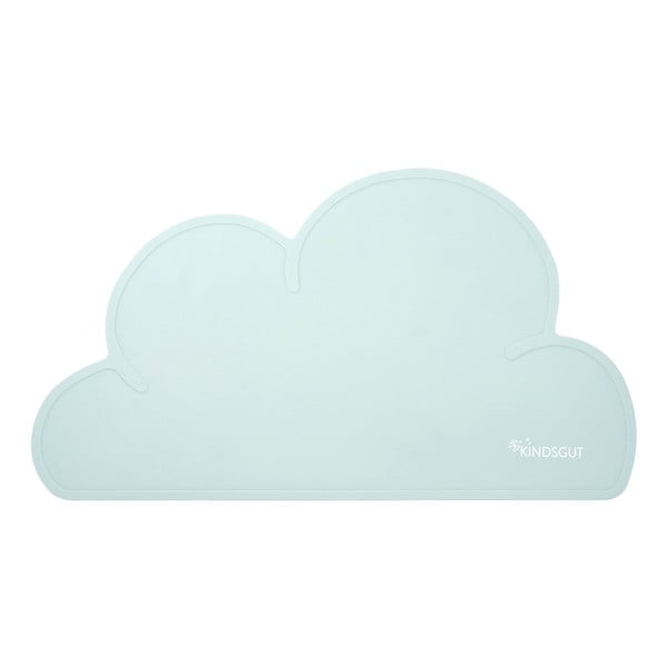 Mėlynas silikoninis padėkliukas Kindsgut Cloud, 49 x 27 cm