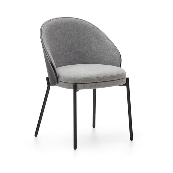 Valgomojo kėdės juodos spalvos/pilkos spalvos 2 vnt. Eamy – Kave Home