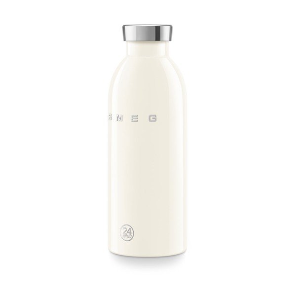 Kreminės spalvos iš nerūdijančio plieno termosas 500 ml 24BOTTLES – SMEG-image-3