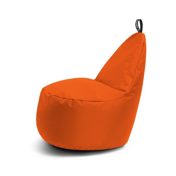 Oranžinės spalvos vaikiškas sėdmaišis Lull M – So Soft?