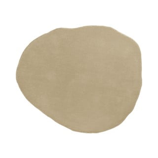 Smėlio spalvos vilnonis kilimas 131x145 cm - Leitmotiv
