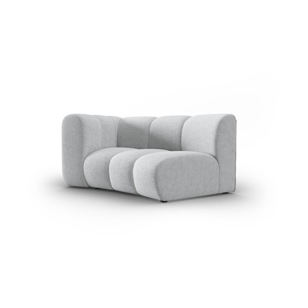 Modulinė sofa šviesiai pilkos spalvos (su kairiuoju kampu) Lupine – Micadoni Home-image-2