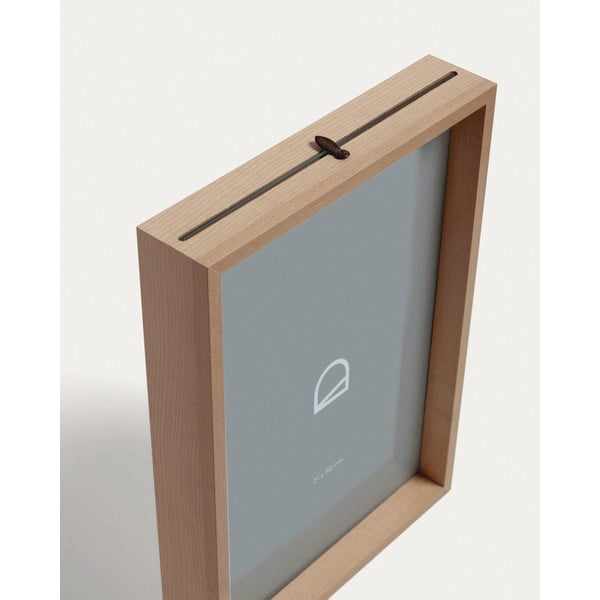 Natūralios spalvos pastatomas rėmas 22,5x31,5 cm Flavina – Kave Home-image-2