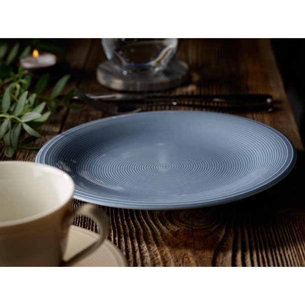 Mėlyna porcelianinė desertinė lėkštė Villeroy & Boch Like Color Loop, ø 21,5 cm-image-3