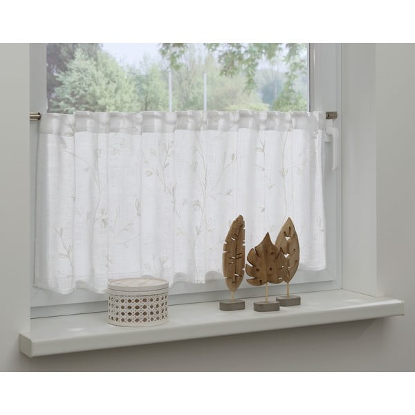 Balta užuolaida 45x140 cm - Gardinia-image-1