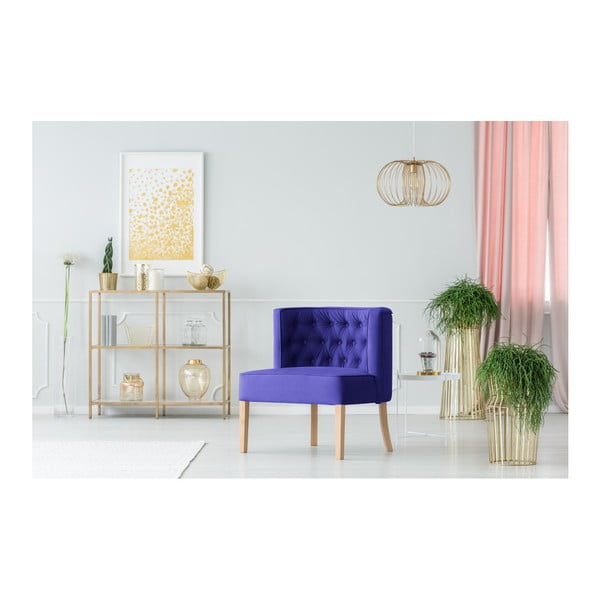 Mėlynas fotelis Micadoni Home Rigo-image-3