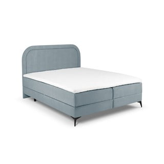 Šviesiai mėlyna lova su dėže 180x200 cm Eclipse - Cosmopolitan Design