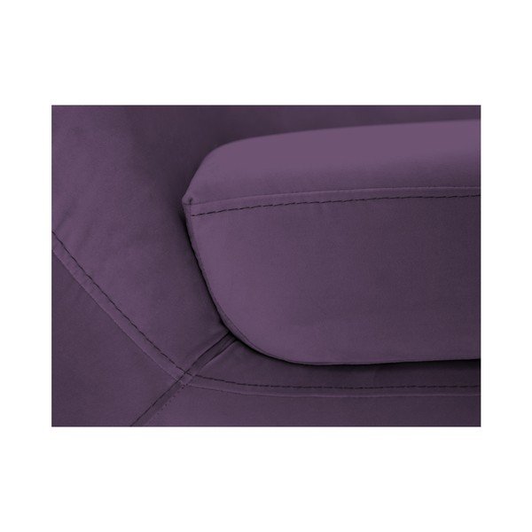 Violetinė trijų vietų sofa Mazzini Sofas Amelie-image-3