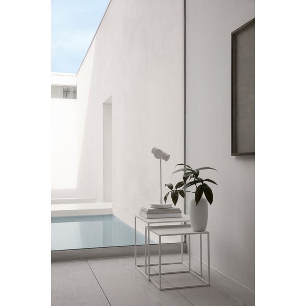 Balta keraminė vaza Blomus, 25 cm aukščio-image-4