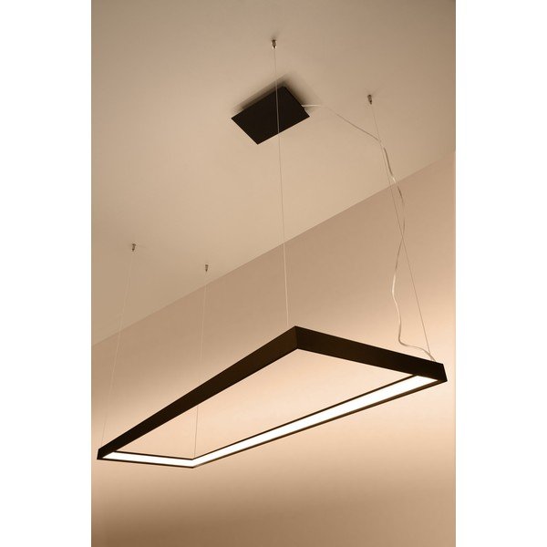 Juodos spalvos iš metalo kabantis šviestuvas LED TUULA – Thoro-image-1
