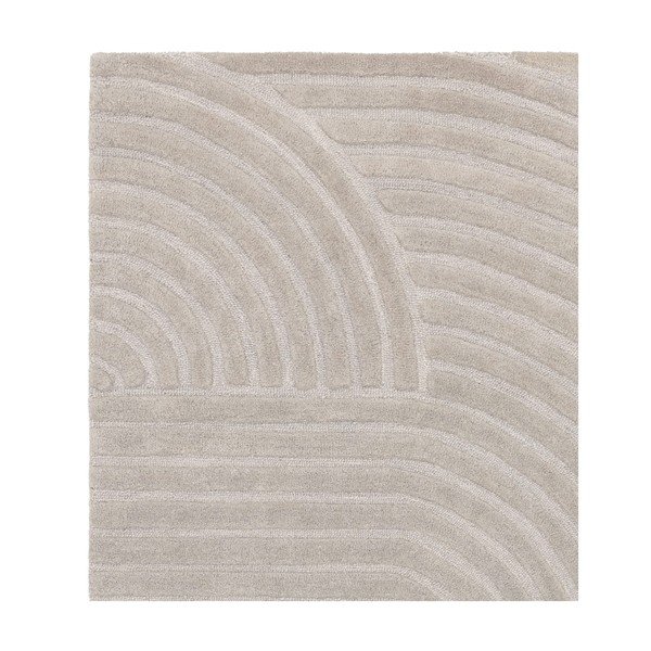 Kilimas iš vilnos šviesiai pilkos spalvos 160x230 cm Hague – Asiatic Carpets-image-4