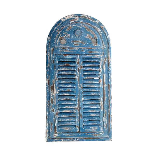 Lauko veidrodis su medžio masyvo rėmu 39x75 cm French – Esschert Design-image-1