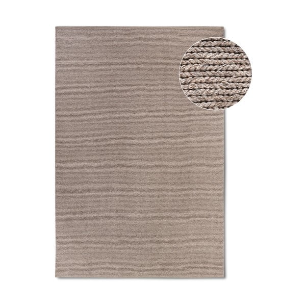 Rankų darbo iš vilnos kilimas šviesiai rudos spalvos 160x230 cm Francois – Villeroy&Boch
