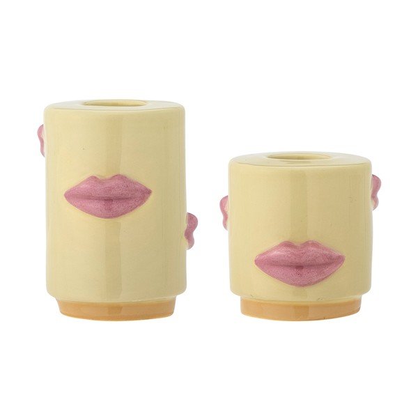 Iš molio žvakidės 2 vnt. Sassy – Bloomingville