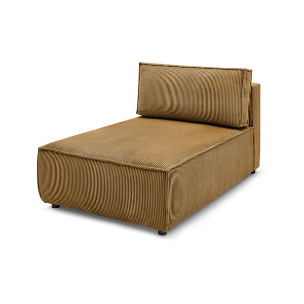 Modulinė sofa garstyčių spalvos iš kordinio velveto (kintama) Nihad modular – Bobochic Paris