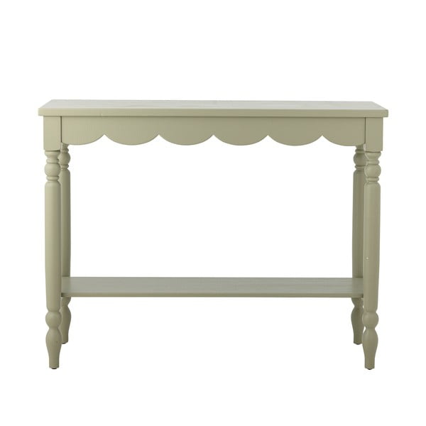 Šviesiai žalios spalvos iš pušies masyvo konsolinis staliukas 36x106 cm Salla – Bloomingville