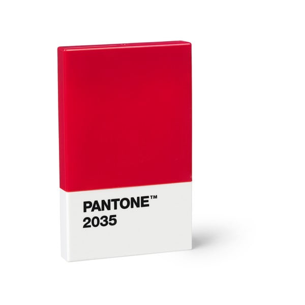 Raudonas vizitinių kortelių dėklas Pantone