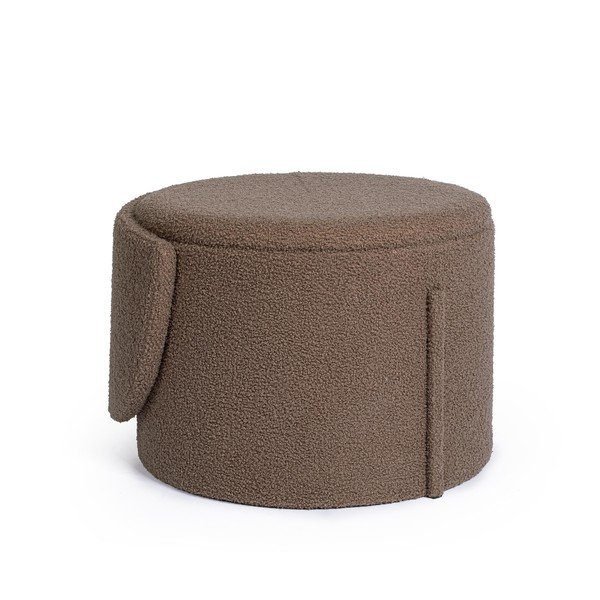 Taupe spalvos pufas iš boucle Anthea – Yes Everyday-image-3